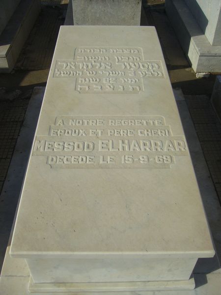 Stèle de ELHARRAR Messod