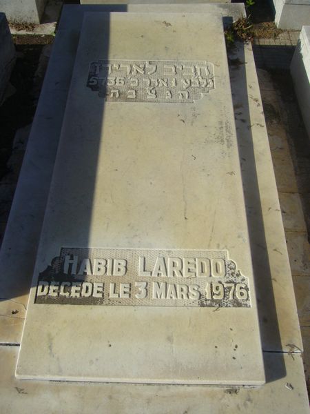 Tombstone of LAREDO Habib