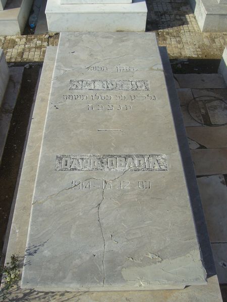 Grabstein von OBADIA David