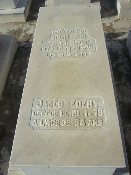 Stèle de EDERY Jacob
