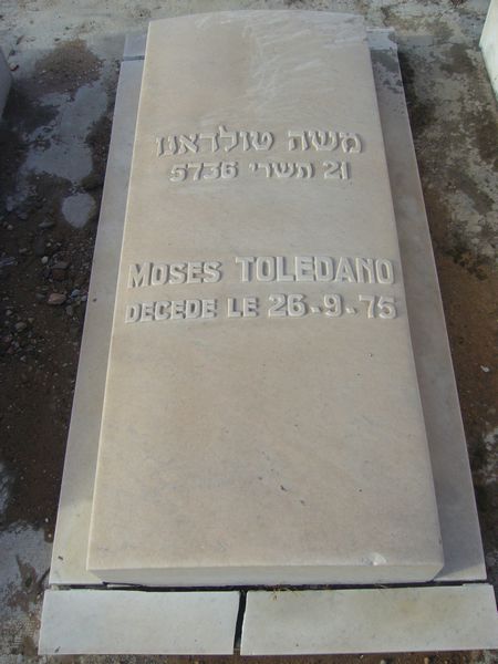 TOLEDANO Moses fejfája