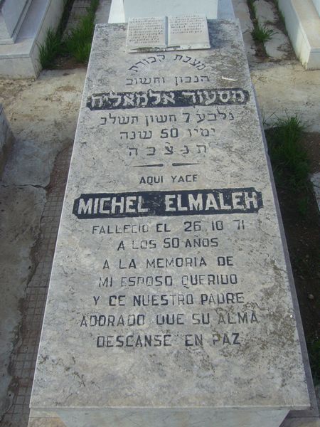 Estela de ELMALEH Michel