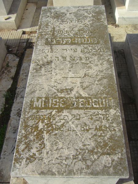 Grabstein von TEDGUI Moise