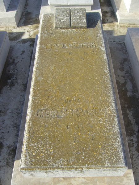 Grafsteen van ABECASSIS Meier Baba