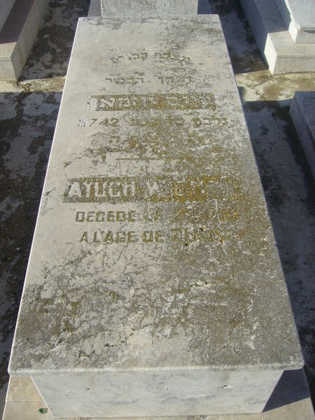 Stèle de WIZMAN Ayuch