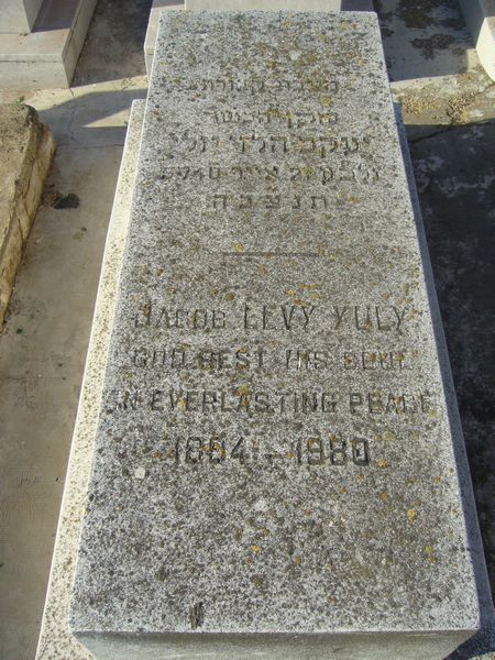 מַצֵּבה פון YULY Jacob Levy