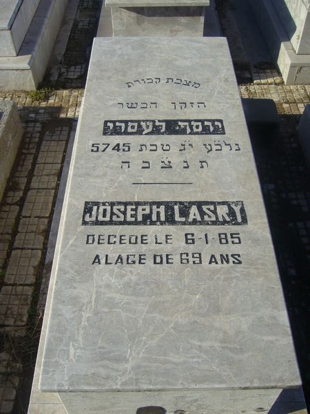 Stèle de LASRY Joseph