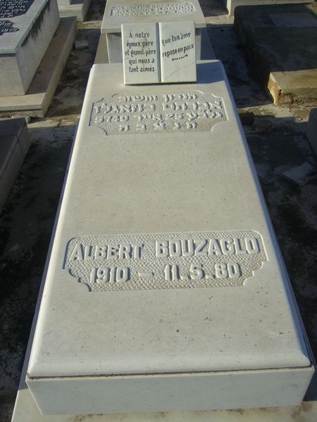 Надгробие BOUZAGLO Albert