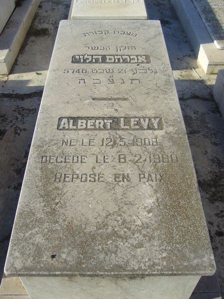 Stèle de LEVY Albert