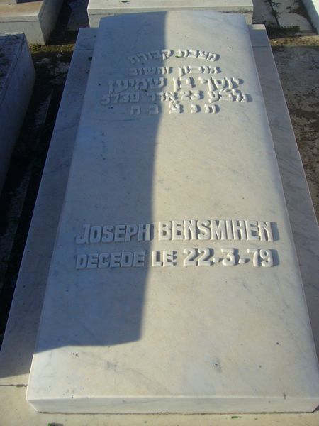 Надгробие BENSMIHEN Joseph