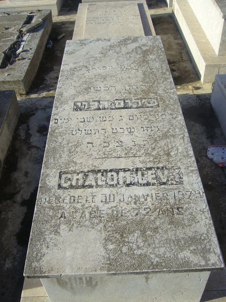 LEVY Chalom 的墓碑