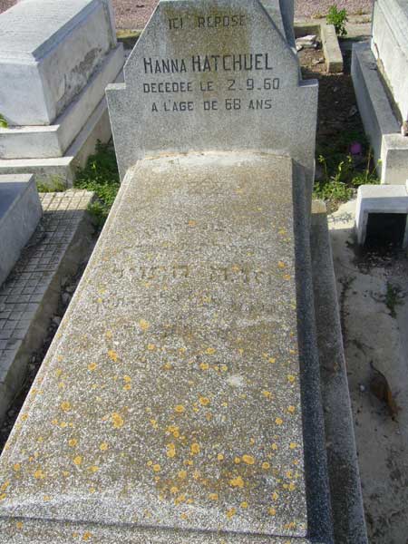 Stèle de HATCHUEL Hanna