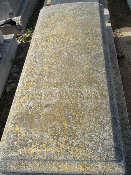 Tombstone of WAZANA Hana