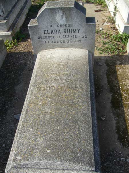 RUIMY Clara 的墓碑