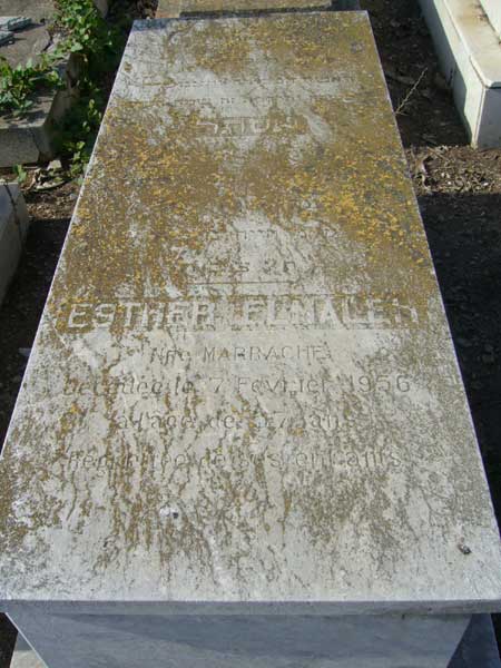 Stèle de ELMALEH Esther