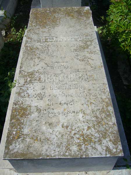 Grafsteen van COHEN Aicha