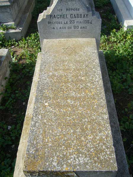 Stèle de GABBAY Rachel