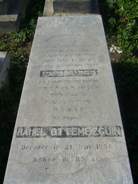 Stèle de OTTEMEZGUIN Rahel
