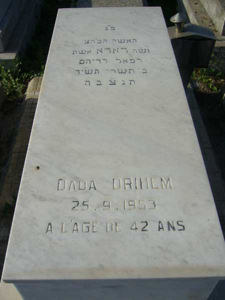Grabstein von DRIHEM Dada