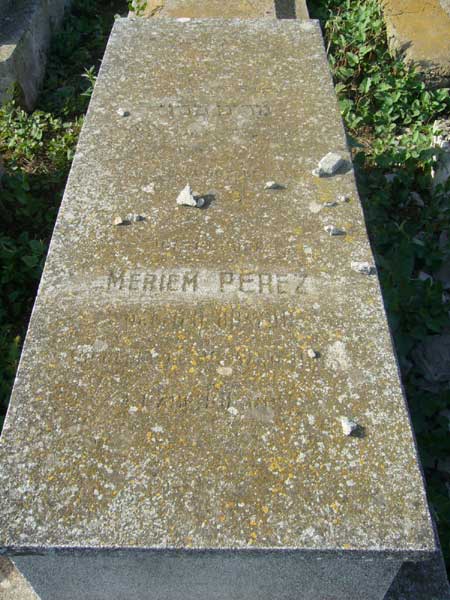 Grabstein von PEREZ Meriem