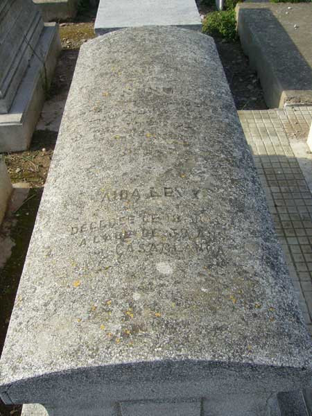 Stèle de LEVY Aida