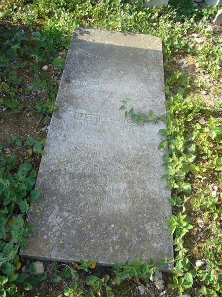 Lápide de SUISSA Hassiba