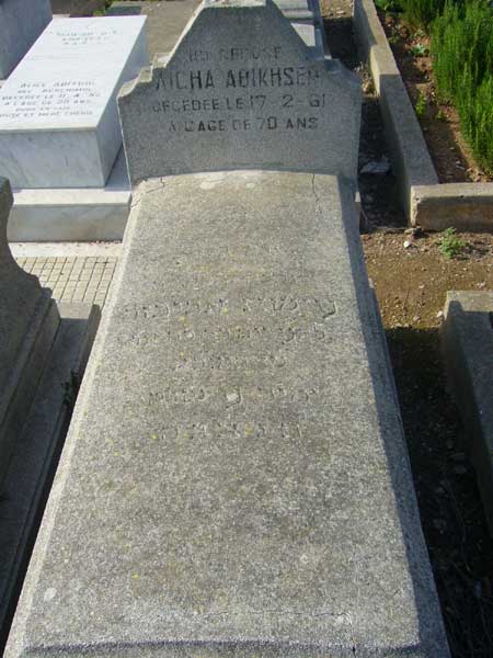 Tombstone of ABIKHSER Aicha