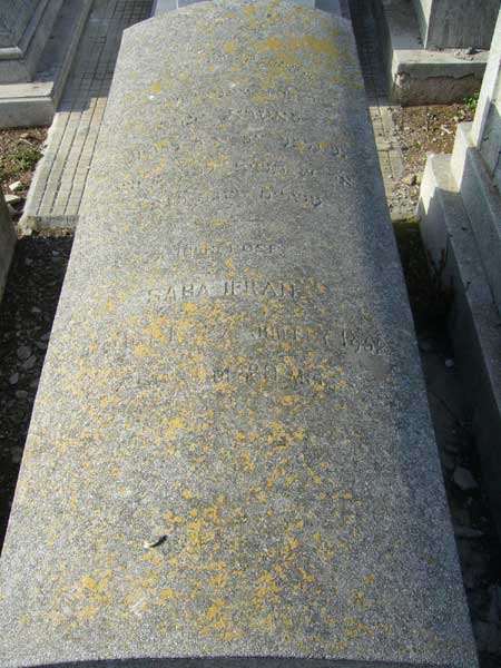 Tombstone of IFRAN Saba