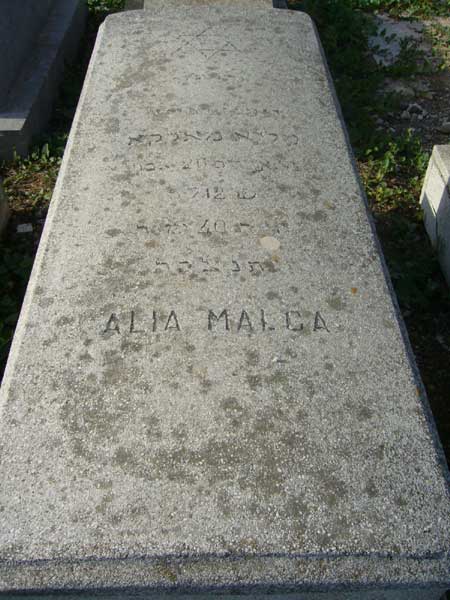 Tombstone of MALCA Alia