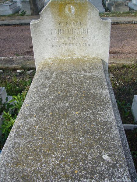 Tombstone of OIKNINE Fany