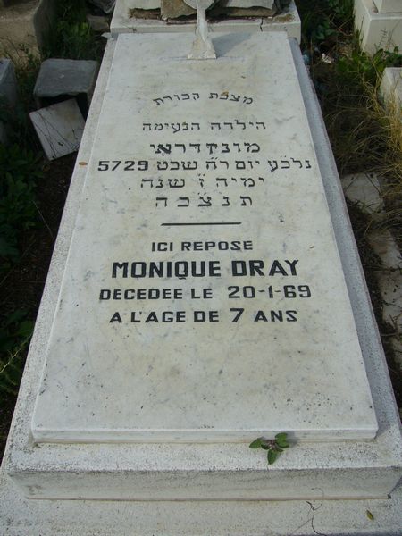 Grafsteen van DRAY Monique