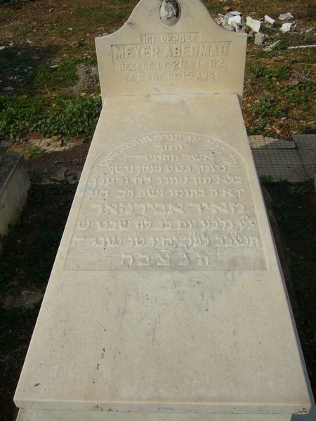 Grafsteen van ABERMAD Meyer