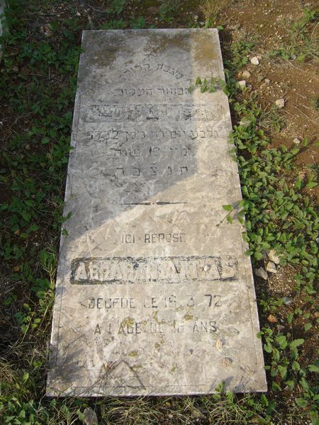 Lápide de ATTIAS Abraham