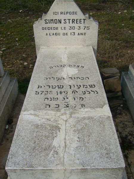 מַצֵּבה פון STREET Simon