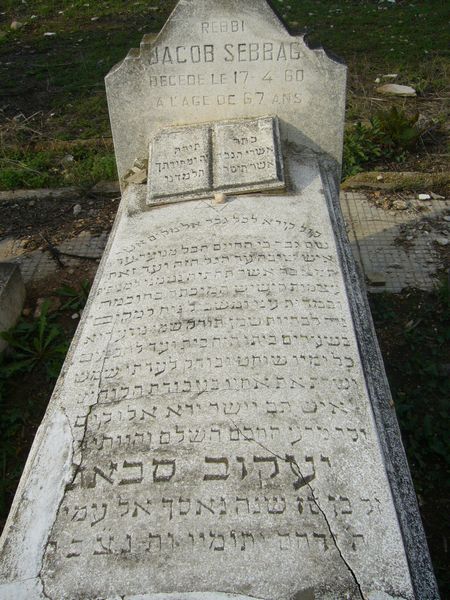 Tombstone of SEBBAG Jacob