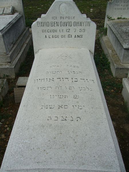 BENDAVID OHAYON David 的墓碑