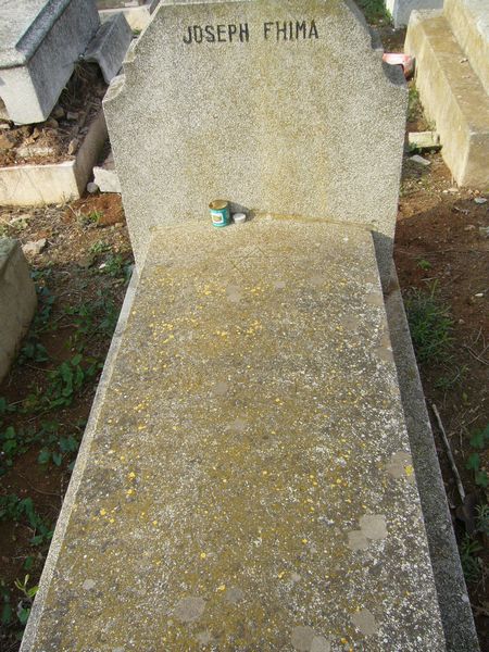 מצבת FHIMA Joseph