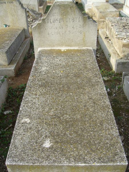 מַצֵּבה פון SABBAH Salomon