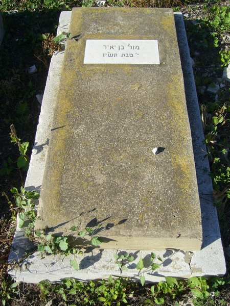 Grabstein von BENAYER Mazal