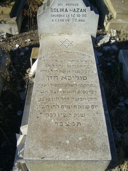 Grabstein von HAZAN Solika