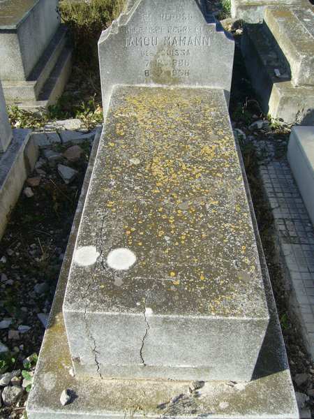 Tombstone of MAMANN Tamou