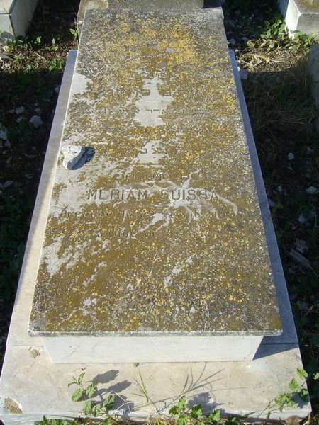 Tombstone of SUISSA Meriam