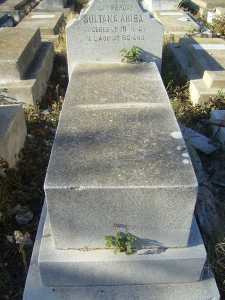 Tombstone of AKIBA Sultanna