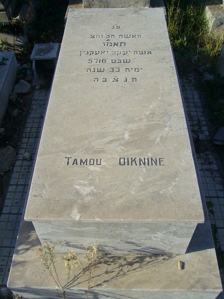 Stèle de OIKNINE Tamou
