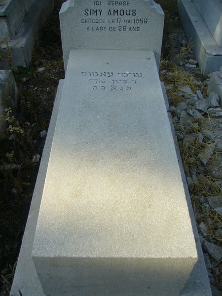 Tombstone of AMOUS Simy