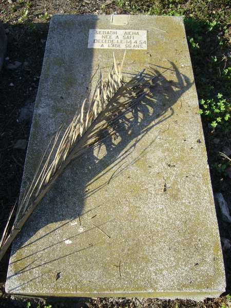 Tombstone of SEBAGH Aicha