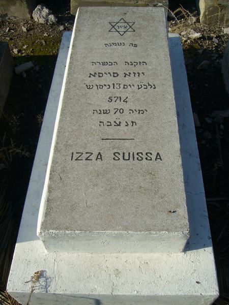 Tombstone of SUISSA Izza