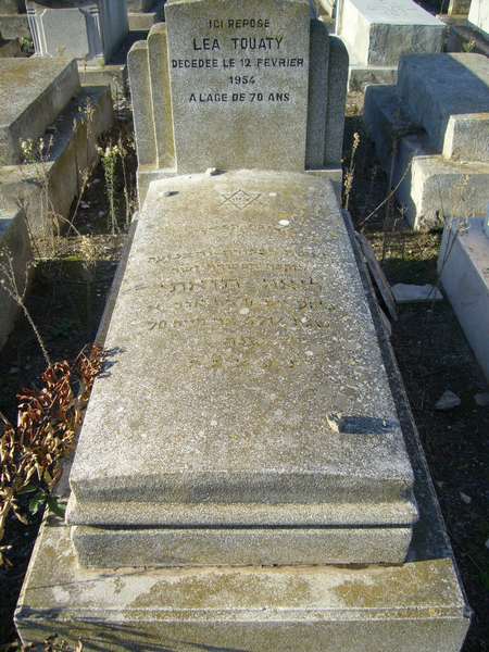 Tombstone of TOUATY Lea