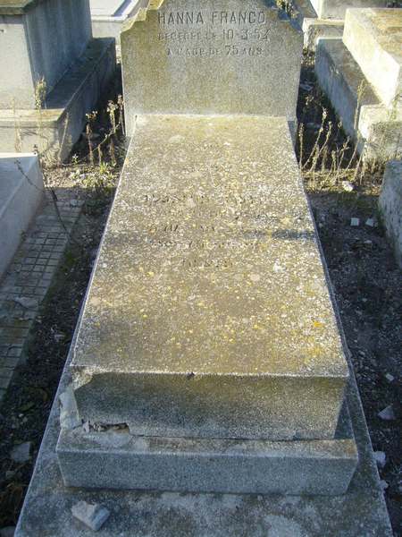 Tombstone of FRANCO Hanna