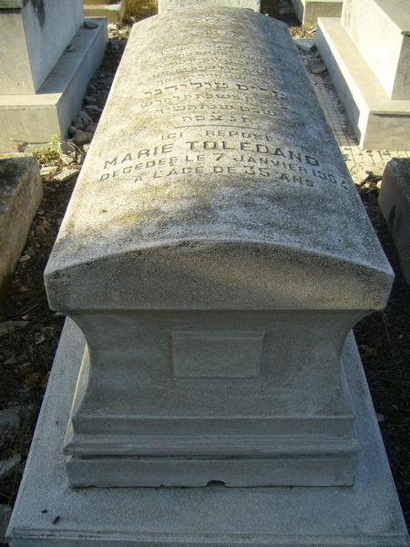 Tombstone of TOLEDANO Marie